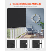 Load image into Gallery viewer, Amocart 90% Sun Shade Cloth 10x10/12/20ft Pergola Shade Cover 140 GSM HDPE Canopy Privacy Screen for Outdoor Garden Backyard
