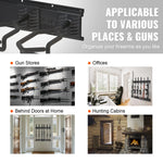 SucceBuy Gun Rack 6-Slot Vertical Rifle Shotgun Gun Rack 180 lbs Heavy Duty Metal Wall Gun Rack Display Stand with Soft Padding