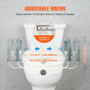 Charger l'image dans la visionneuse de galerie, Amocart Raised Toilet Seat 5" Height Raised 350 lbs Weight Capacity for Round &amp;Elongated Toilet Twist Lock Installation Elderly
