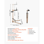 SucceBuy Bike Repair Stand 66/85/88/110lb Heavy-duty Bicycle Work Stand Foldable Bicycle Maintenance Rack for Mountain&Road Bike