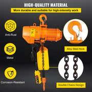 Charger l'image dans la visionneuse de galerie, Amocart 2200Lbs Electric Chain Hoist 11 ft/min Single Phase Overhead Crane with G80 Chain Wired Control for Garage Lifting
