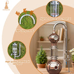 HOOLOO D8/15 Home Distiller Alcohol Distiller Hydrosol Essential Oil Still Copper Moonshine Apparatus Multifunctional Distiller