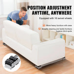 SucceBuy 660 lbs Adjustable Universal Washing Machine Stand Refrigerator Base Mount Mobile Roller Multifunctional Dryer Holder