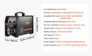 Charger l'image dans la visionneuse de galerie, Amocart 5-in-1 MIG Welder 200Amp Pluse Mig Welding Machine Gas MIG/Flux Core MIG/Stick/Lift TIG/AU TIG with LCD Screen Display
