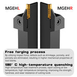 Full Series Grooving Tool Holder MGEHR1212 MGEHR1616 MGEHR2020 MGEHR2525 Slotting Turning Tool for Carbide Grooving Insert MGMN