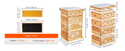 Load image into Gallery viewer, Amocart Bee Hive Deep Box Starter Kit 100% Beeswax Coated Natural Cedar Wood Langstroth Beehive Kit Transparent Acrylic
