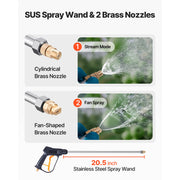 Load image into Gallery viewer, SucceBuy Industrial Concrete Sprayer StainlessSteel Heavy Duty Tri-Poxy Pump Sprayers Brass Nozzles for Construction Lawn&amp;Garden
