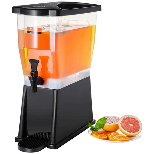 Amocart Beverage Dispenser 3 Gallon Drink Dispenser for Parties Plastic Juice Dispenser w/ Stand Spigot Lid Iced Tea Dispenser