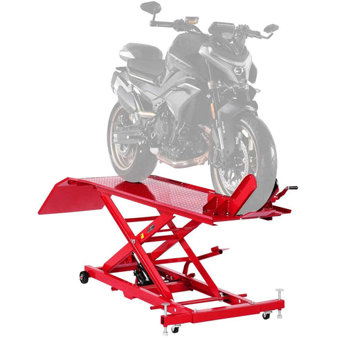 SucceBuy Motorcycle Lift Table 1000/1500lbs Pneumatic/Hydraulic Motorcycle Jack,Heavy Duty Bike Repair Stand for ATVs, Dirt Bike