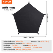 Bild in Galerie-Viewer laden, Amocart Climbing Dome 6/8/10/12FT Geometric Dome Climber Hammock Swing Jungle Gym Climbing Grip Outdoor Backyard Play Equipment
