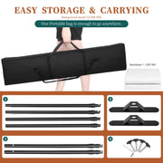 Load image into Gallery viewer, Double-Crossbar Backdrop Background Stand Frame Support System For Photography Photo Studio Video Muslin Green Screen
