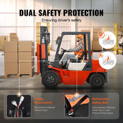 Charger l'image dans la visionneuse de galerie, Amocart Universal Forklift Seat Fold Down Tractor Seat with Adjustable Angle Back and Micro Switch Comfortable Forklift Seat
