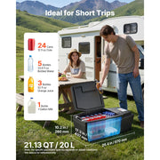 Load image into Gallery viewer, Amocart 12 Volt Refrigerator 20L/35L Car Fridge for Tesla Model 3/Model Y Portable Electric Freezer Compressor with APP Control
