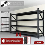 Load image into Gallery viewer, 5000LBS Storage Shelves,71" W Garage Shelving Heavy Duty Metal Adjustable Garage Shelves, Shelving Units Industrial, Customized
