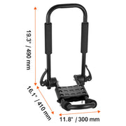 Bild in Galerie-Viewer laden, Amocart Kayak Roof Rack 2 Pairs J-Bar Soft Roof Rack Quick Folding Top Mount Tie Down Carrier for Surf Board Canoe Ski Board
