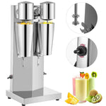 Amocart Milk Shake Machine 800ML Commercial Auto Double Cups Milkshaker Stainless Steel Shaking Maker Bubble Boba Drink Mixer