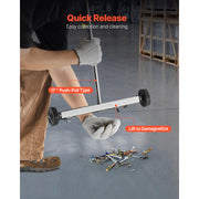 Charger l'image dans la visionneuse de galerie, Amocart Magnetic Sweeper with Wheels 17 inch 10 lbs Load Capacity with Adjustable Handle, Pick Up Nails and Screws for Garages
