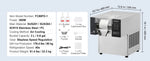 Succebuy Commercial Snowflake Ice Machine Stainless Steel Air Cooling System&Rapid Heat Dissipation for Bakery Cafe