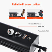 Charger l'image dans la visionneuse de galerie, Amocart Roof Rack Water Tank Multi-Dispensing Outdoor Tank  High-Capacity Aluminum Tank with Pressurization Port Fit for Trunk

