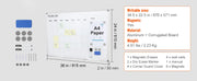 Bild in Galerie-Viewer laden, Amocart Rolling Magnetic Whiteboard Double-Sided Mobile Whiteboard 360° Reversible Adjustable Height Dry Erase Board for School
