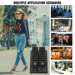 SucceBuy Restaurant Pager System Wireless Range Lineup Waiting Queue Signal Customer Calling Beepers with Vibration &Flashing