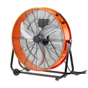 Charger l'image dans la visionneuse de galerie, Amocart Drum Fan24 Inch High Velocity Shop Fan Use 3-Speed 8600CFM 360°0-2h Timer Fan to Warehouse Workshop Factory Basement
