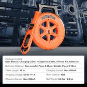 Bild in Galerie-Viewer laden, Amocart Pipe Locators 30m Underground P67 Waterproof Pipe Blockage Detector Sewer Wall Scanner Plumbing Tool for Plastic Metal
