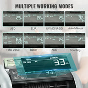 Charger l'image dans la visionneuse de galerie, Amocart 1000 Pcs/Min Money Counter Business Cash Register Bill Counterfeit Bill Detector by UV/MG/IR/DD Function for Bank Store
