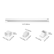 Bild in Galerie-Viewer laden, Amocart Mini Split Line Set Cover PVC Decorative Pipe Line Cover For Air Conditioner Easy to Install Paintable for Heat Pump
