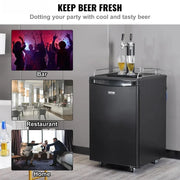 Bild in Galerie-Viewer laden, 【2026】Amocart 152L Stainless Steel Beer Kegerator Draft Beer Dispenser Adjustable Faucet Regulator Keg Refrigerator Dual Tap Fo
