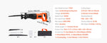 Amocart Corded Reciprocating Saw 120 Volt 7.5 Amp 2800 SPM Variable Speed, 1-1/8 inch Stroke Length Electric Reciprocating Saw