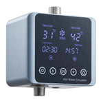 Amocart Digital Smart Instant Hot Water Recirculating Pump Kit with Built-in Thermostat Timer Digital Screen for Water Heaters
