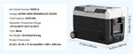 SucceBuy 20L 22L 35L 45L 55L Car Refrigerator Mini Fridge Freezer Portable Compressor Cooler DC 110-240V Ice Box for Camping