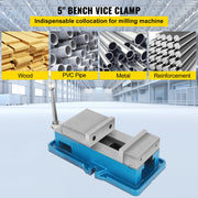 Bild in Galerie-Viewer laden, Amocart 5" Super-Lock Vise For NC/CNC Machines Bench Clamp Vise High Precision, CNC Lockdown Vise Drilling 125mm Width CNC 24KN
