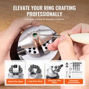 Charger l'image dans la visionneuse de galerie, Amocart Ball Vise 3" 5" Engraving Setting Tool Standard Rotation Engraving Block Vise Attachment Jewelry Engraving Block Tools
