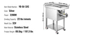 Charger l'image dans la visionneuse de galerie, Amocart Meat Grinder 22 Lbs/Min Capacity Electric Meat Grinders w/ Blade Grinding Plate Sausage Maker for Kitchen Home Use
