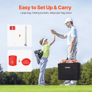 Charger l'image dans la visionneuse de galerie, Amocart 3/6/9 Hole Kids Backyard Golf Game Portable Bucket Golf Course Practice Chipping Games for Family Outdoor Sports Toys
