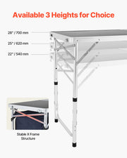 Bild in Galerie-Viewer laden, Amocart Camping Kitchen Table Folding Outdoor Cooking Table Aluminum Lightweight Portable Cook Station Foldable Camp Table
