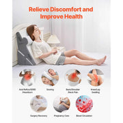 Bild in Galerie-Viewer laden, Amocart Bed Wedge Pillow 3 Pcs Adjustable Orthopedic Bed Wedge Set Post Surgery Pillow for Acid Reflux Back Pain Snoring Relief
