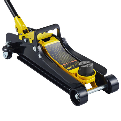 Amocart 2.5T Floor Hydraulic Jack Pneumatic Low Profile Floor Jack Heavy-Duty Steel Floor Jacks with Single Piston Lift Pump