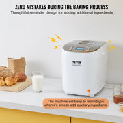 Bild in Galerie-Viewer laden, Amocart 2/3 LB Bread Maker 15-in-1 Dough Machine Nonstick Ceramic Pan Automatic Bread maker with Gluten Free Setting
