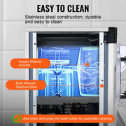Charger l'image dans la visionneuse de galerie, SucceBuy Commercial Ice Cream Machine Ice Cream Maker Stainless Steel Cylinder LED Panel Auto Clean Pre-cooling for Restaurant
