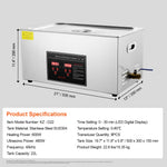 SucceBuy 2L 3L 6L 10L 22L 30L Ultrasonic Cleaner Stainless Steel Portable Heated Cleaning Washing Machine Ultrasound Appliance
