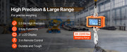 Charger l'image dans la visionneuse de galerie, Amocart 1000kg/2000kg Digital Hanging Scale Portable with Remote Control Factory Crane Scale LCD Backlight Industrial Scales
