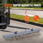SucceBuy Hanging Magnetic Sweeper Pickup Tool Nail Hang-Type Magnetic Forklift Sweeper Industrial Grade Magnets Steel Mate