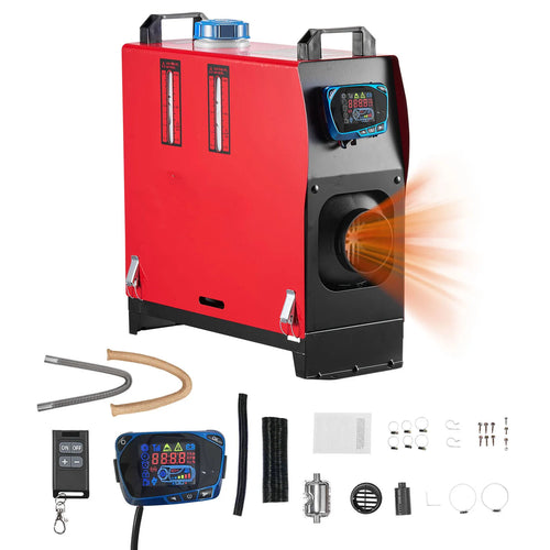 Amocart 8KW Diesel Air Heater DC12-24V Diesel Parking Heater with Remote Control, Pre-Heating Function, for RV, Truck, Camper