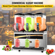 Bild in Galerie-Viewer laden, Amocart 45L Commercial CoSlushy Machine Intelligent LED Control Panel Drink Dispenser Juicer Beverage Granizing Smoothie Maker

