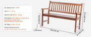Load image into Gallery viewer, Amocart Outdoor  Wooden Metal Garden for Outdoors 480 lbs Load Capacity Bench Outdoor Garden Park
