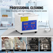 Charger l'image dans la visionneuse de galerie, Amocart 1.3L Ultrasonic Cleaner Lave-Dishes Portable Washing Machine w/ Digital Timer Ultrasound Home Jewelry Clean Appliances
