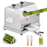 Amocart Commercial Sugar Cane Juicer 110LBS/H High Output Sugarcane Juicer Machine w/3 Stainless Steel Rollers 2.4" Large Inlet
